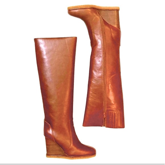 Jeffrey Campbell Melongena Knee High Wedge Boot - Picture 1 of 6